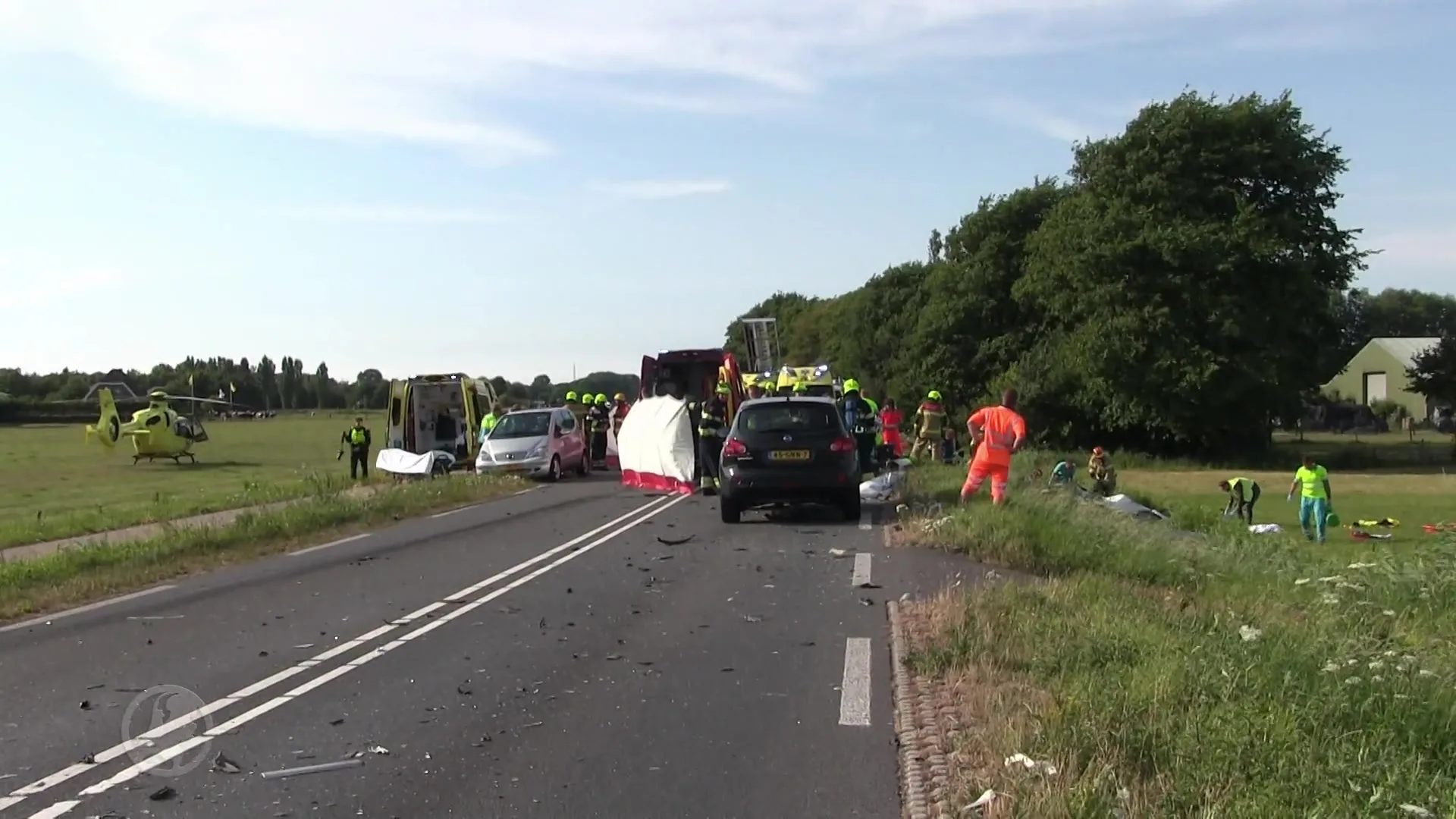 Meerdere doden bij frontale aanrijding N203 bij Castricum