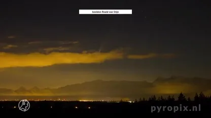 Timelapse: komeet Neowise met het blote oog zichtbaar in Nederland