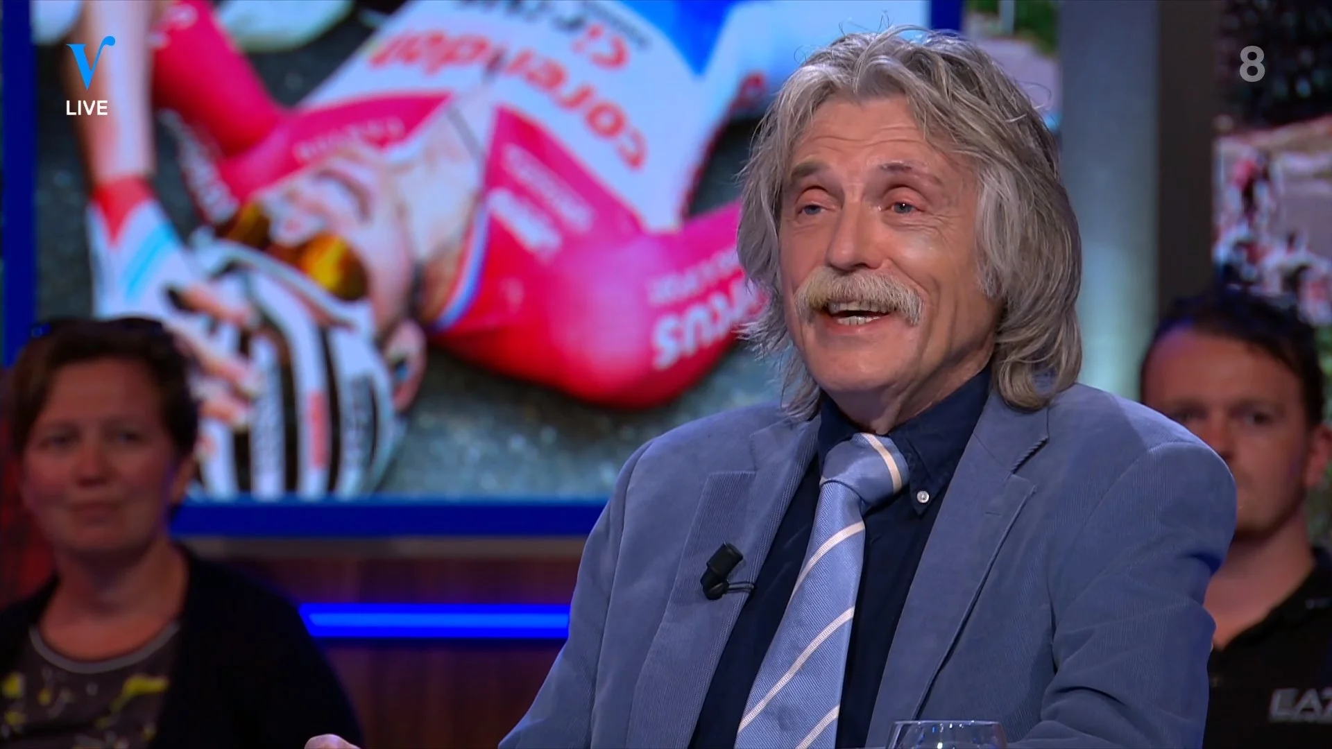 Johan waant zich professionele wielrenner