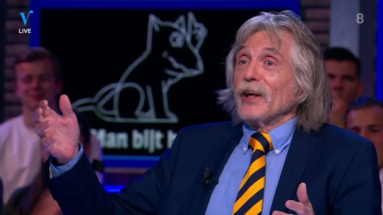 Johan schittert als voice-over in Man Bijt Hond