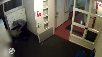 Bewakingsbeelden van zware mishandeling in portiek in Buitenveldert