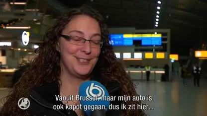 Pechvogel Heleen mist vlucht door boerenprotest Eindhoven Airport
