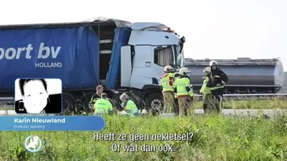 Dochter van Karin zat in geramde touringcar op A28: 'Mam, ik heb slecht nieuws'