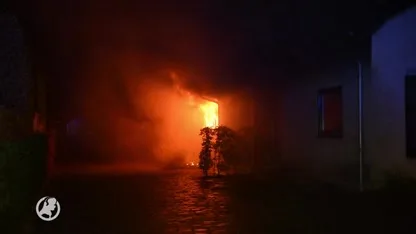 Vader en twee zoons ontsnappen aan uitslaande woningbrand in Oisterwijk