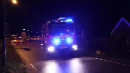 Moeder redt kinderen uit brandende woning Leiderdorp