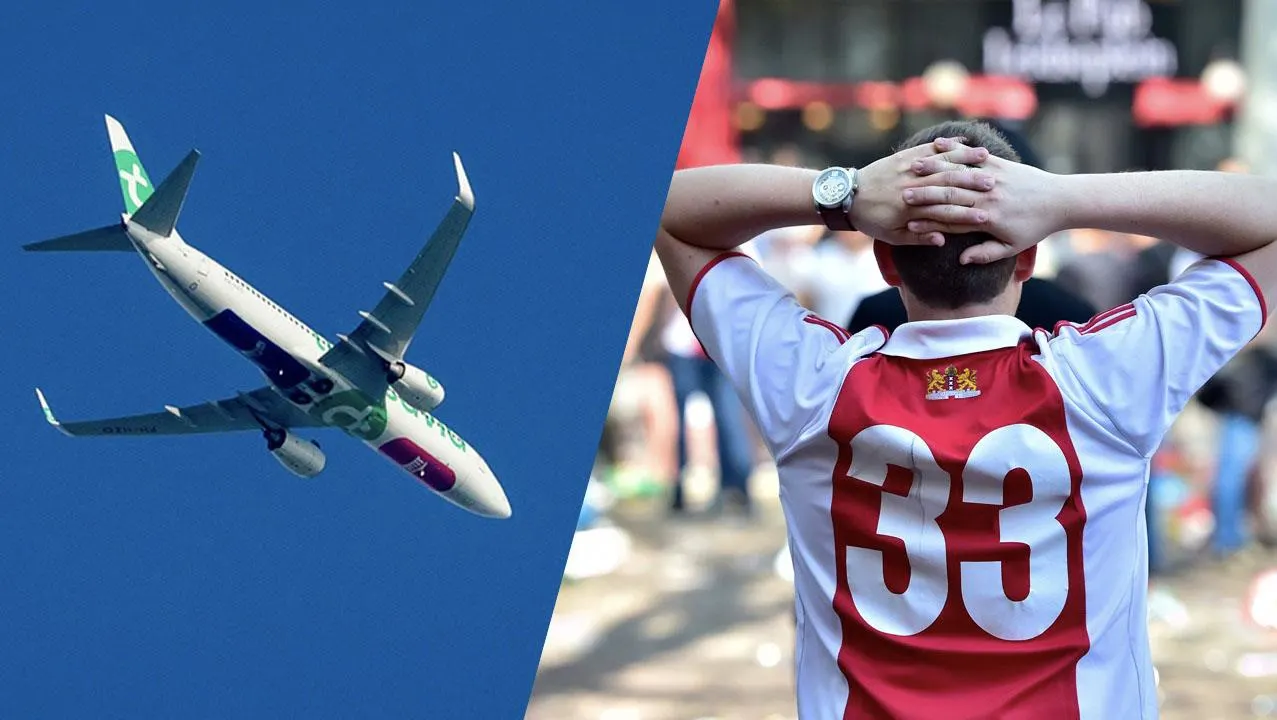 Ajax-fan sloeg doodsangsten uit tijdens vlucht naar Madrid