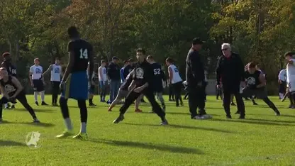 NFL Legends trainen en scouten in Nederland