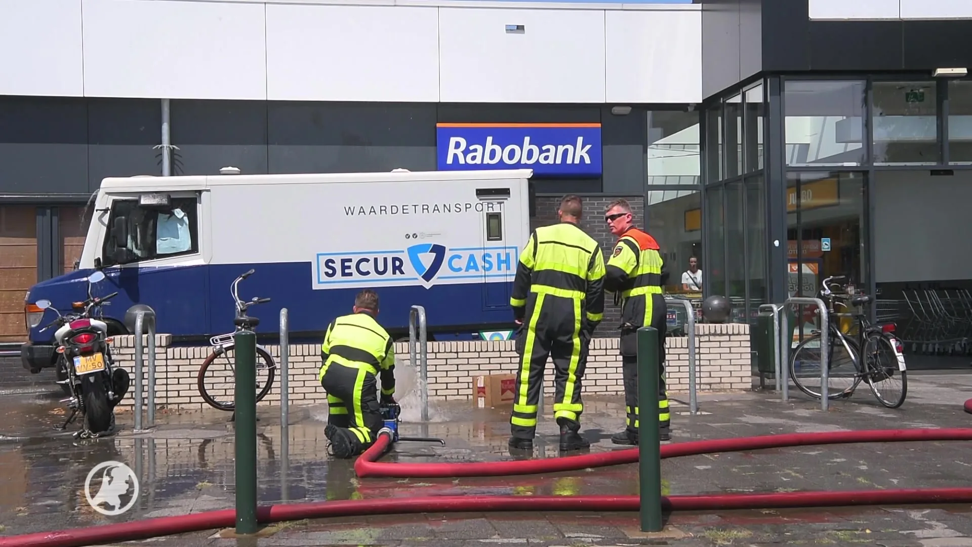 Mannen in snikhete geldwagen opgesloten in Breda