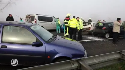 A32 afgesloten na meerdere ongelukken door dichte mist