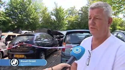 Zes autobranden op parkeerplaats Arnhem: 'Ik ben zo boos'