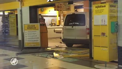 Ramkraak bij supermarkt Haarlem
