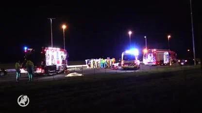 Dode en vijf gewonden bij ernstig ongeluk op A1 bij Hengelo