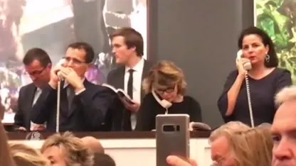 Schilderij Banksy vernietigt zichzelf na streek van kunstenaar bij veiling