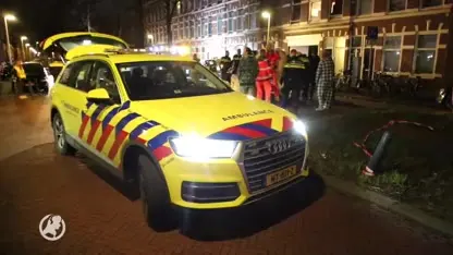 Ouders, twee kinderen en kip gered