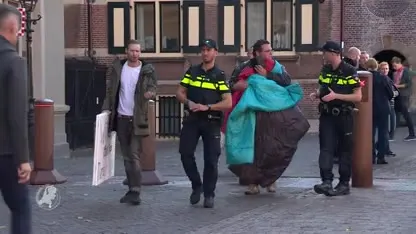 Woonwagenbewoners in protest tegen ontruiming