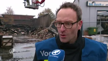 Steenhouwerij voor ruim een ton gedupeerd na grote brand dakwerkbedrijf Venlo