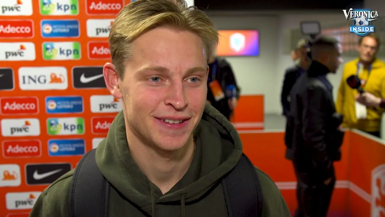Frenkie over titelkansen op EK: ‘We zijn zeker niet de favoriet!’