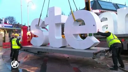 I amsterdam-letters weggehaald van Museumplein