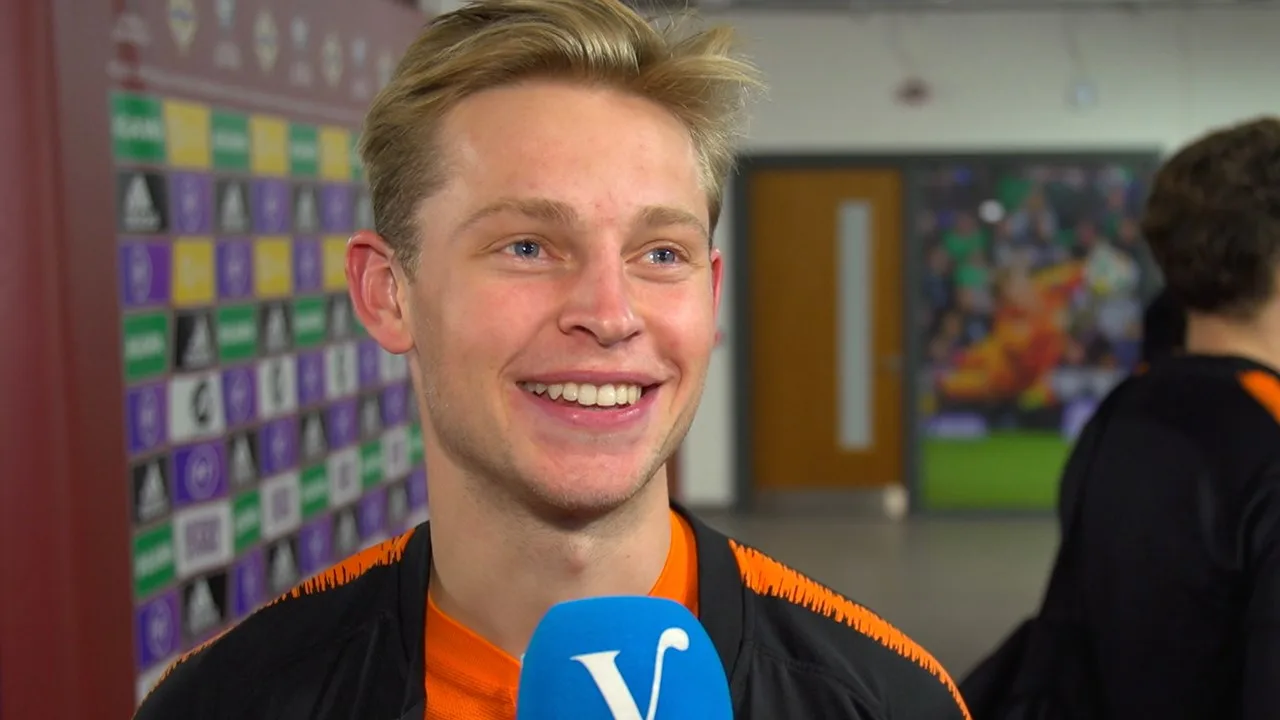 Frenkie de Jong kijkt uit naar het EK: 'Ik hoop dat het een gekkenhuis wordt'