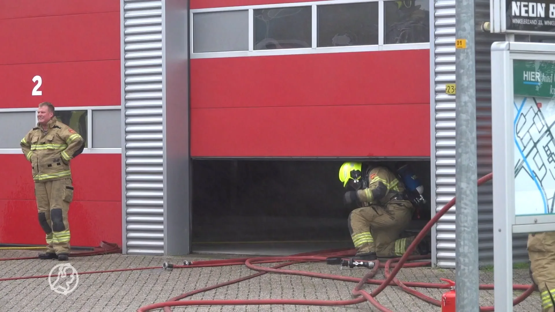Werk aan de winkel: brandweer blust brand in eigen kazerne