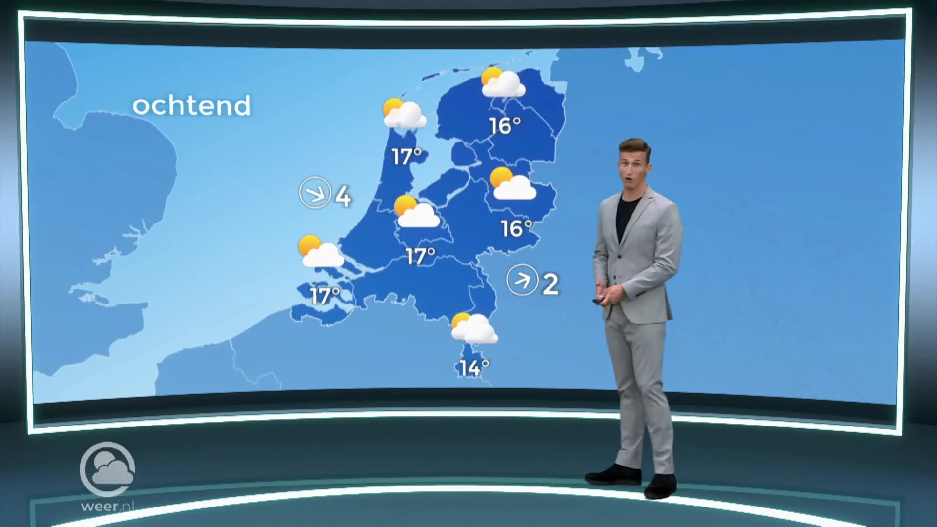 Weerbericht maandagochtend 2.8