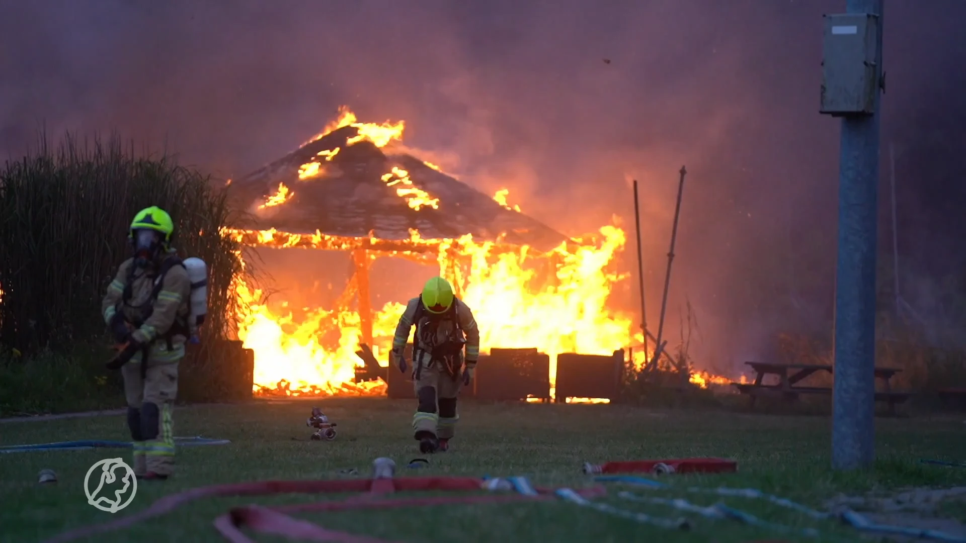 Paintballcentrum Vlaardingen door brand verwoest