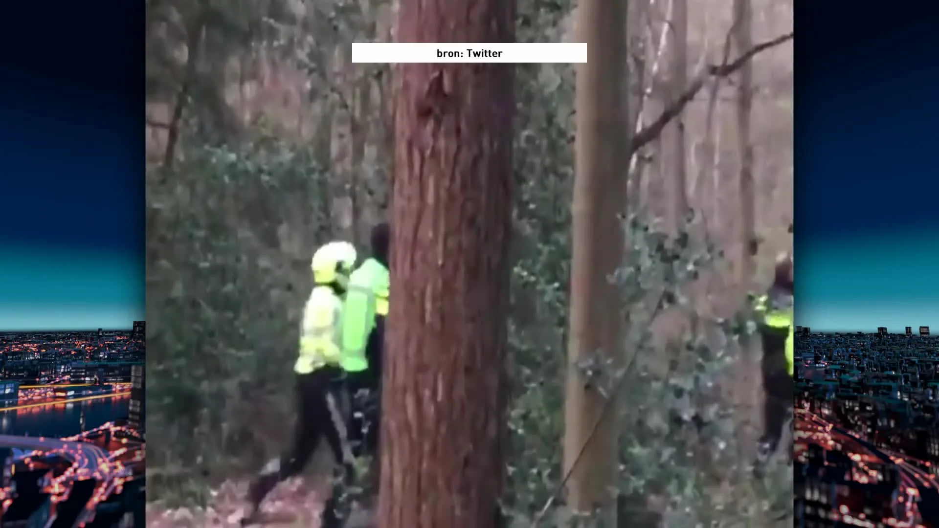 Politie aangevallen bij ontruiming groot feest in Fries bos, ...