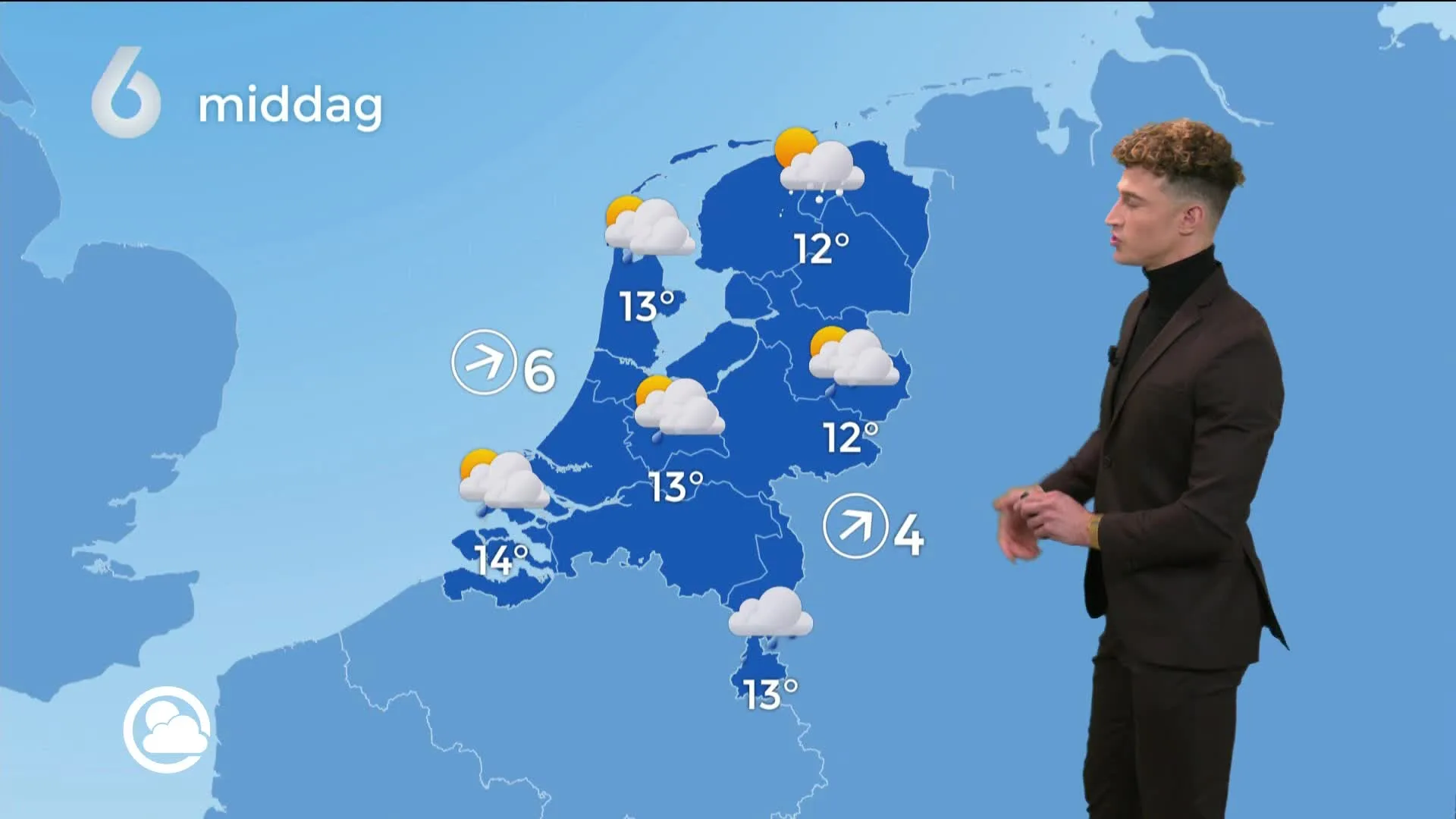 Weerbericht dinsdag 14 november 2023