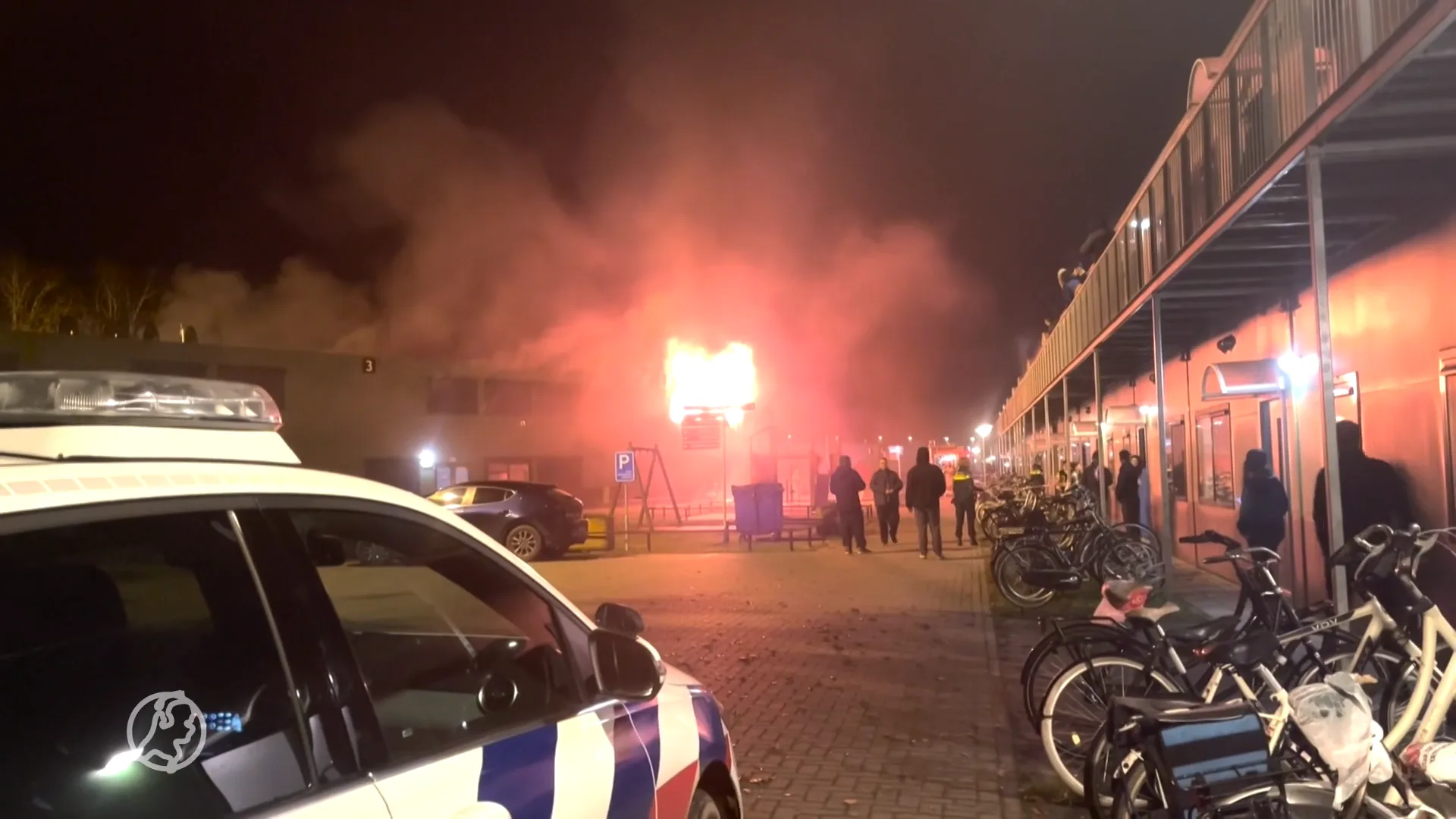 Twee aanhoudingen na brand in azc Harderwijk