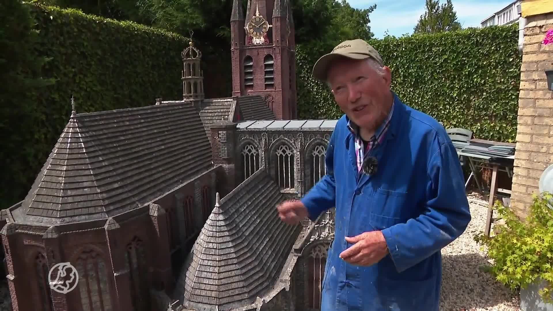 Tachtiger bouwt miniatuurkerken