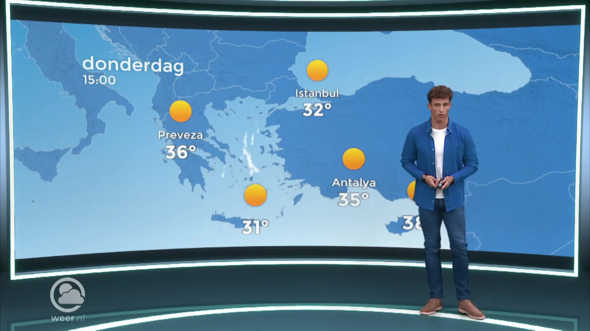 Weerbericht 24 augustus plus vakantieweer
