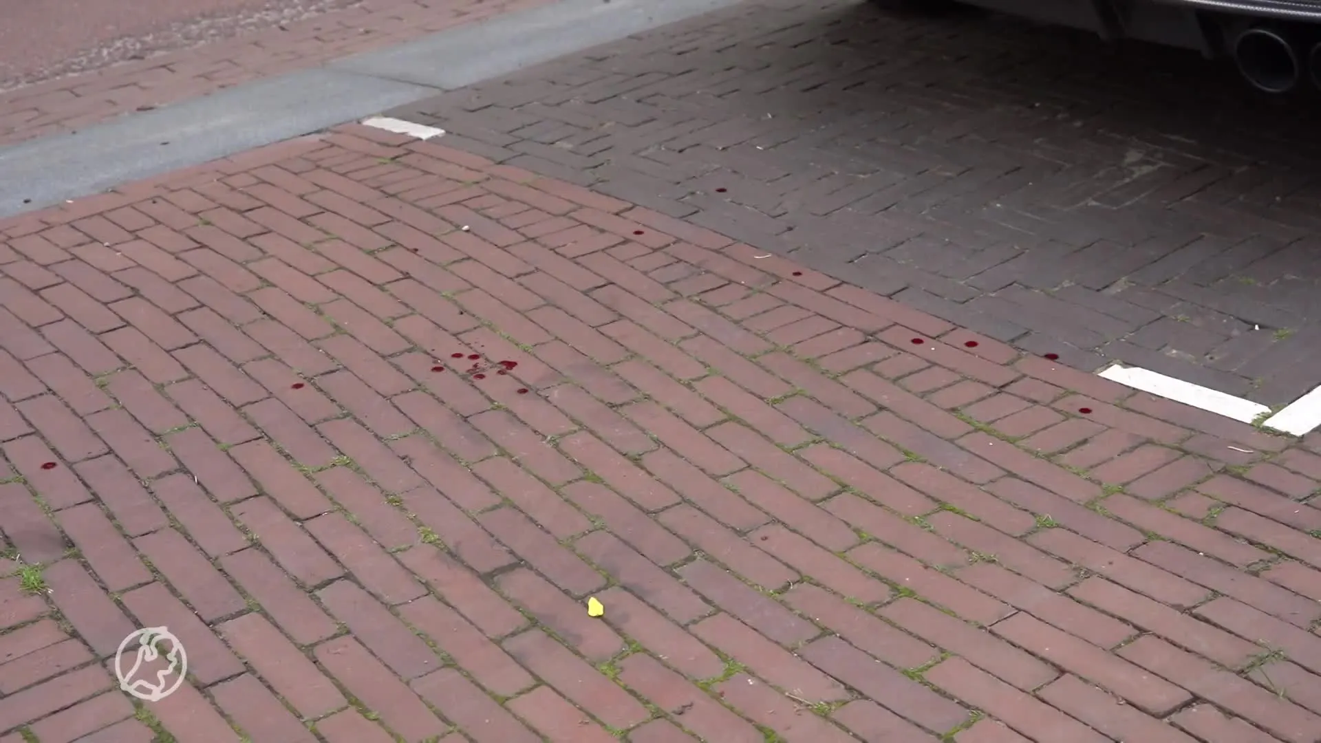 Fietser schrikt en valt door voorbijrazende auto, wordt vervo...