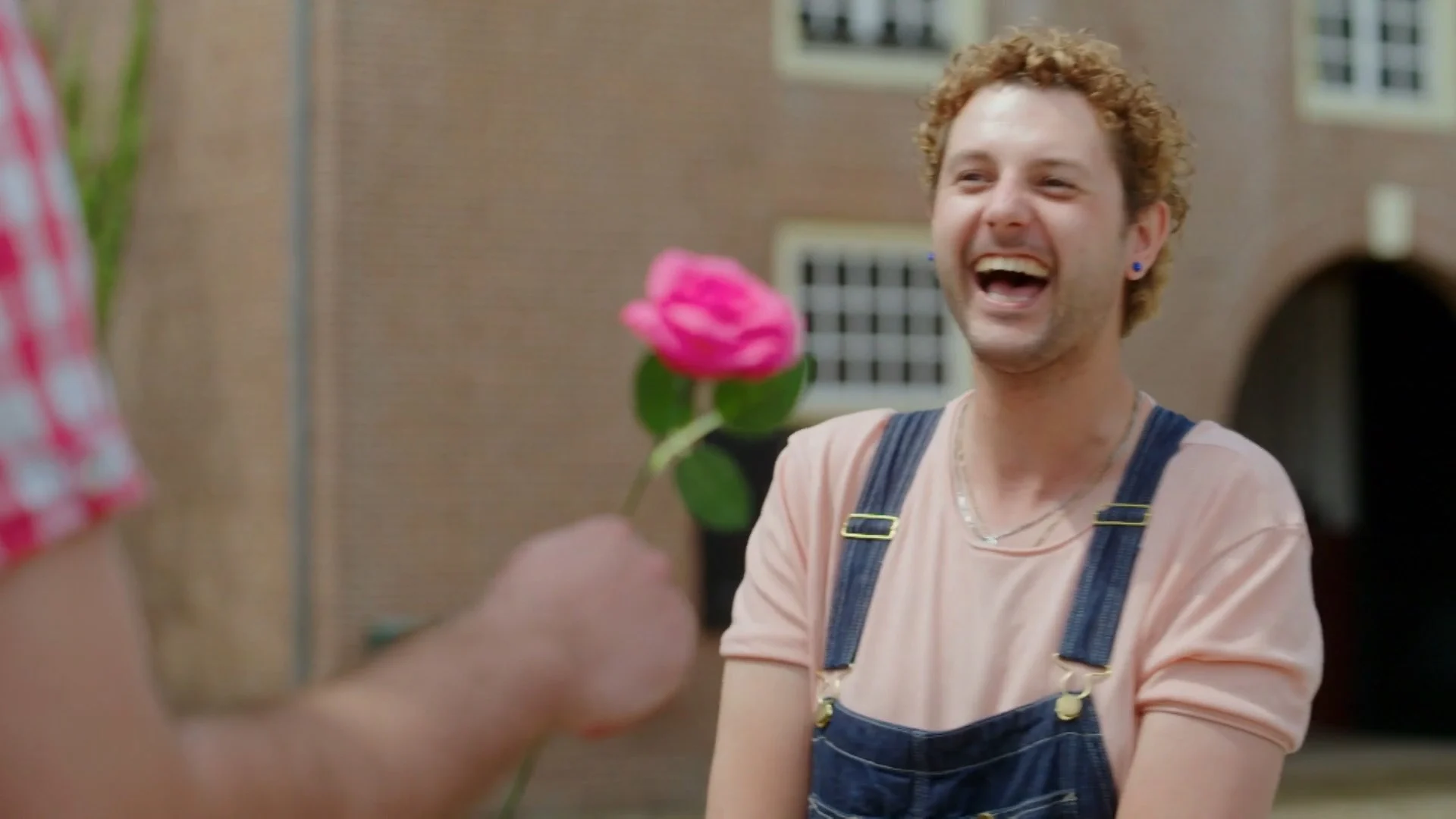 Pascal verrast date Stefan met lievelingskleur roos