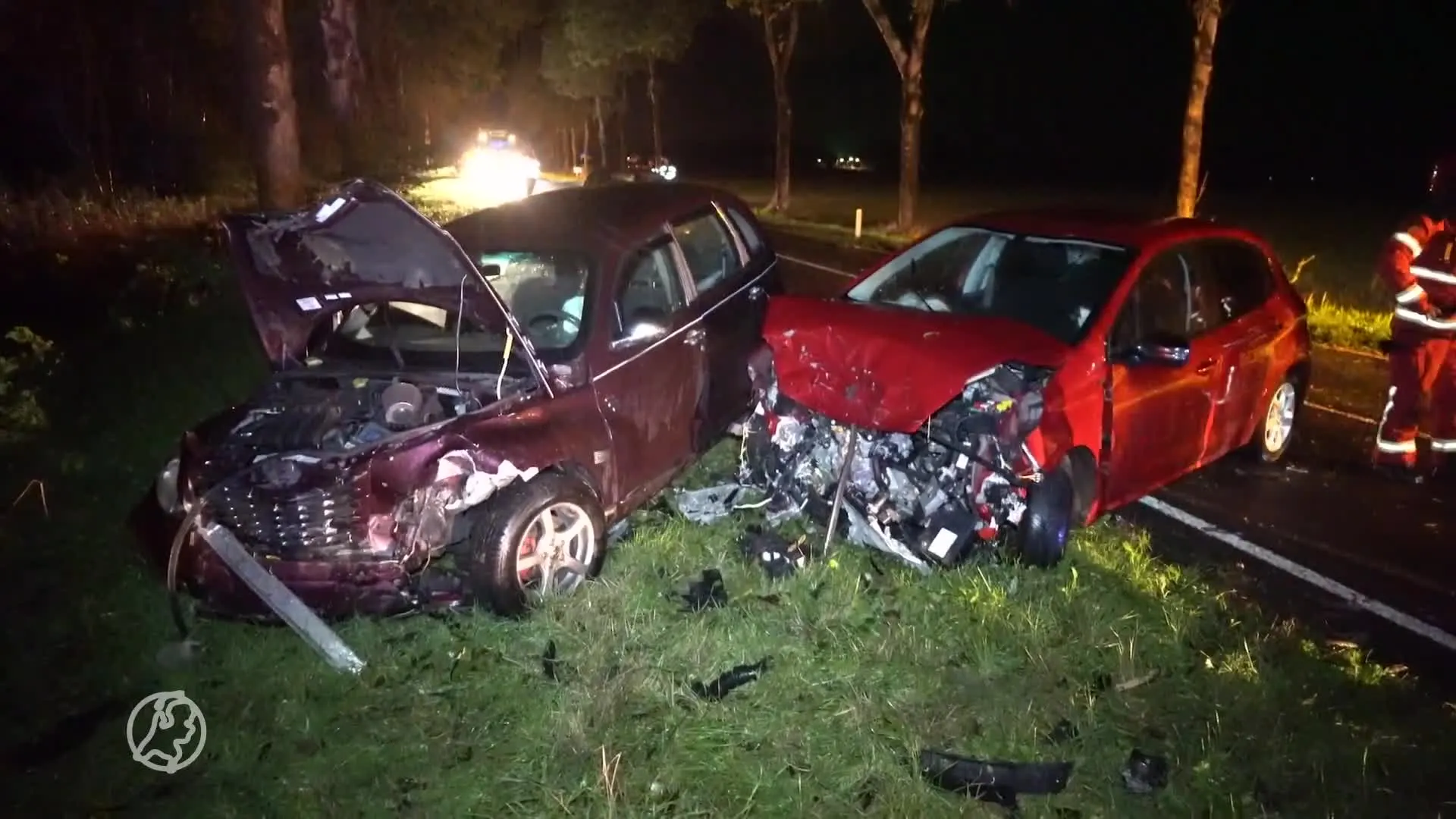 Ravage na ongeluk door storm in Groningen: vier gewonden naar ziekenhuis