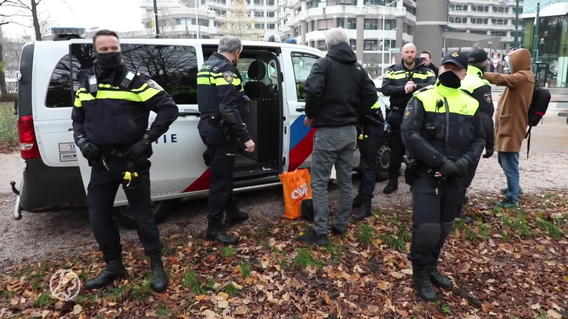Voorman Pegida opnieuw opgepakt bij demonstratie in Den Haag