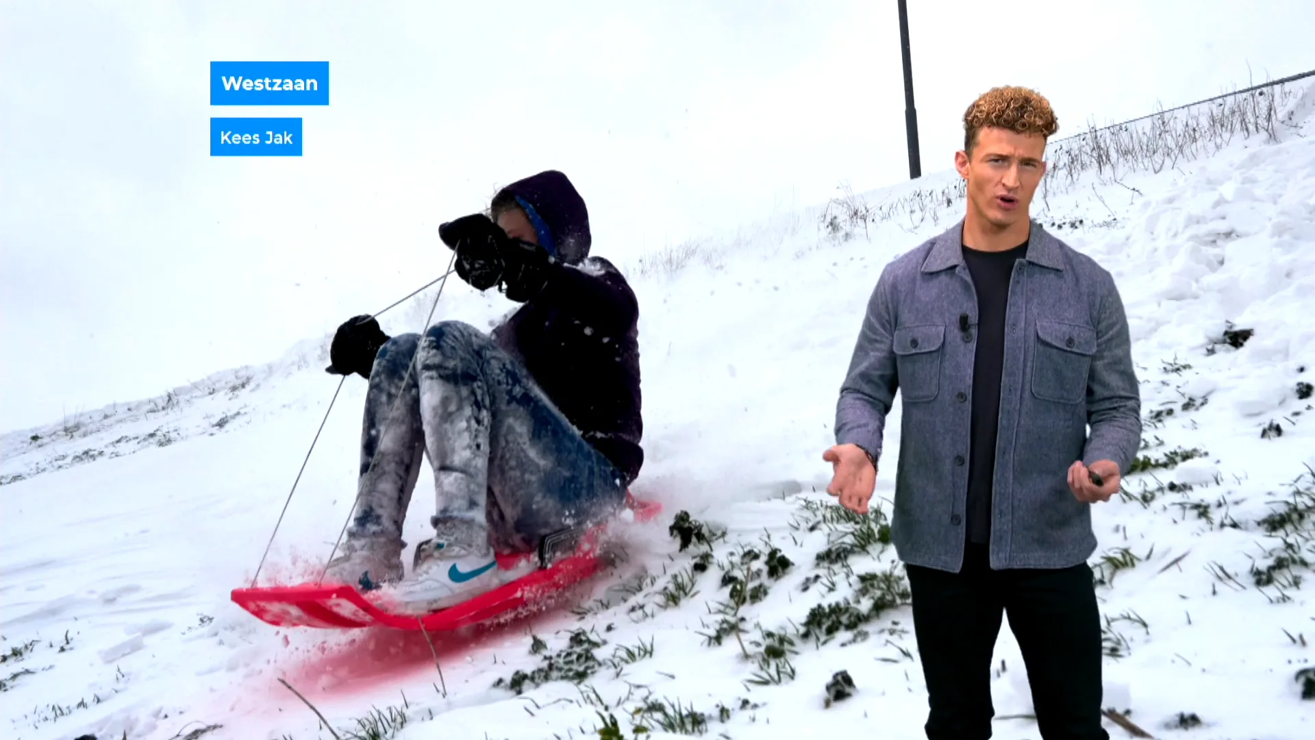 Waar en wanneer kunnen we zondag sneeuw verwachten?