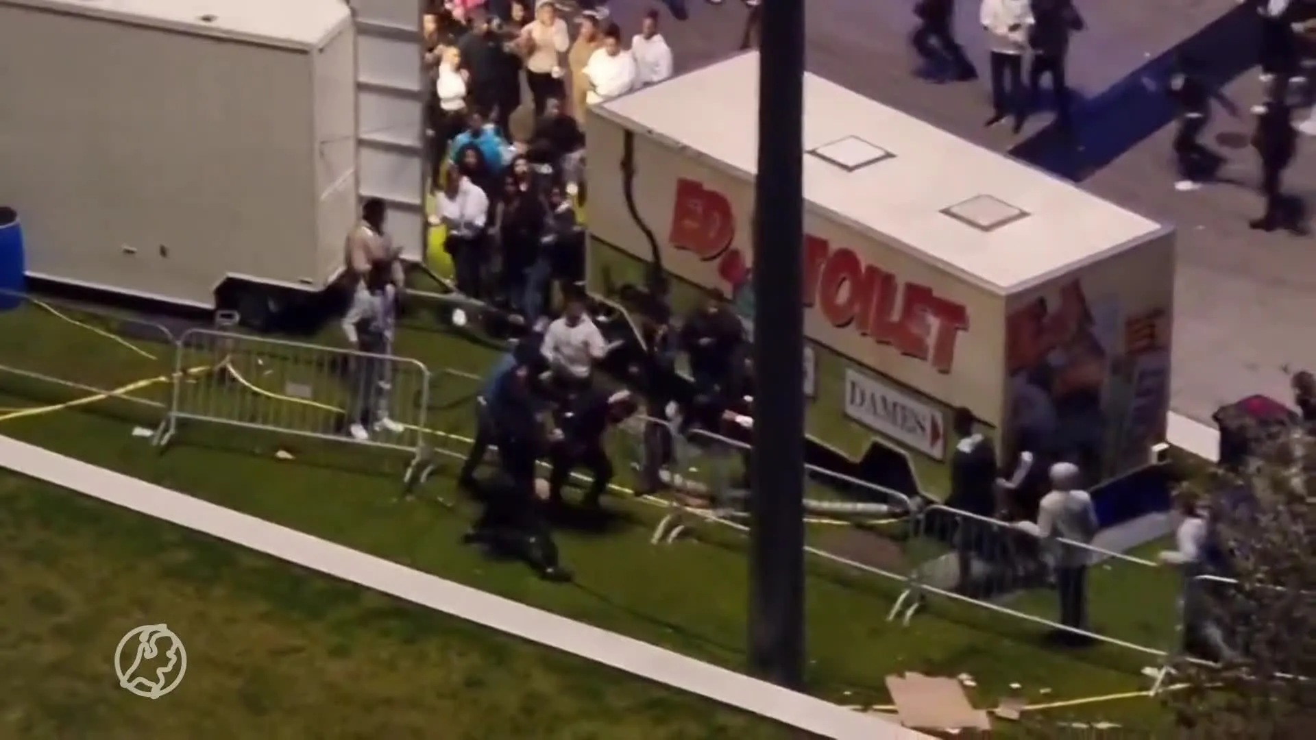 Chaos op kermis Almere