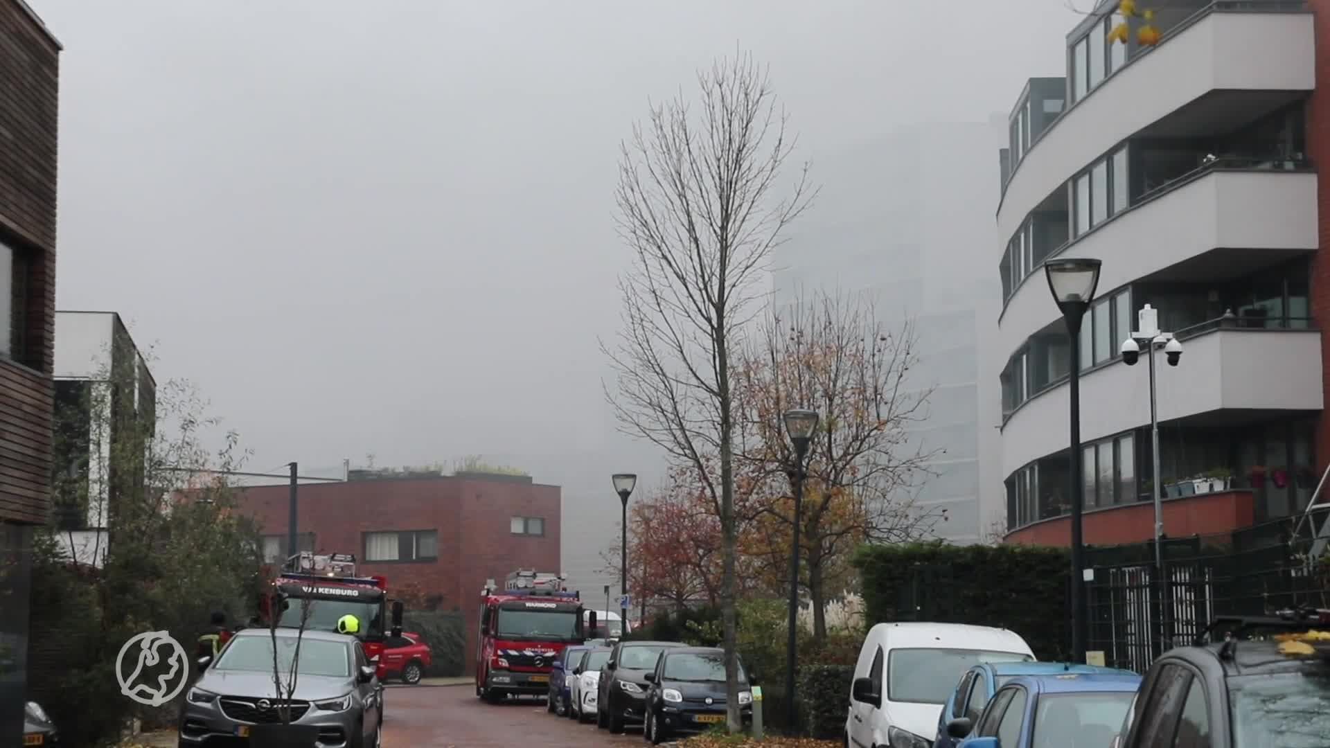Explosie en brand in verdeelstation Leiden, flat ontruimd