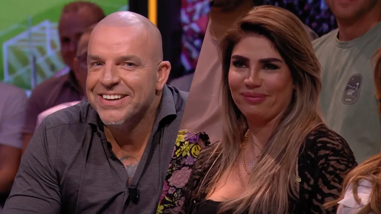 Andy heeft zijn vrouw Melisa meegenomen naar studio: 'Want mijn vriendin kon niet!'