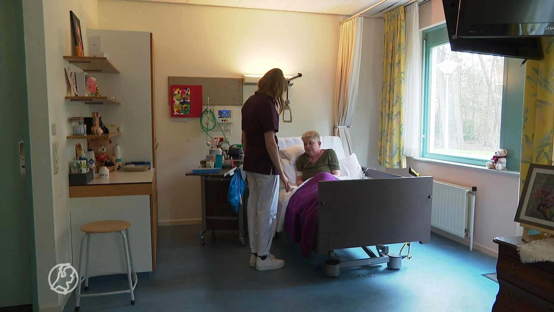 COPD-patiënt Lian verblijft in een speciaal verzorghuis, maar...