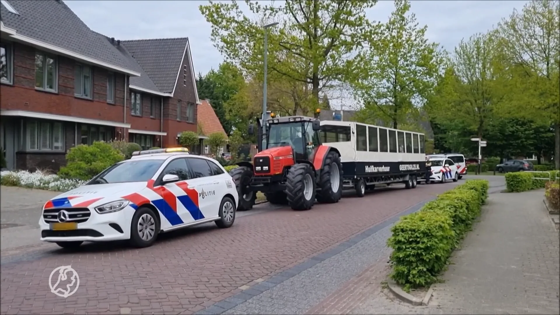 'Boerenovertrek' met huifkar loopt uit de hand in Moergestel