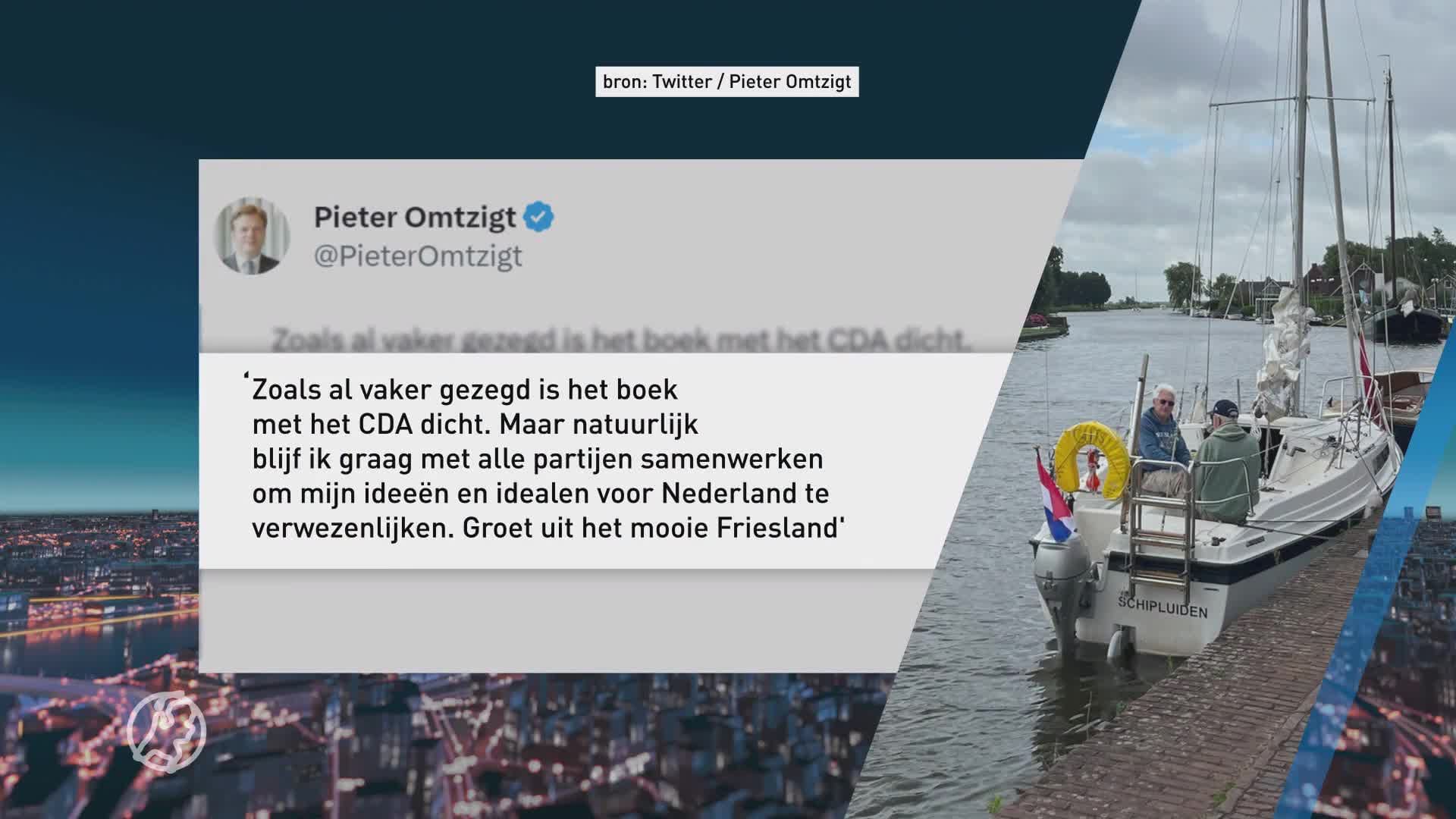 Verzoek afgewezen: Pieter Omtzigt keert niet terug naar het CDA