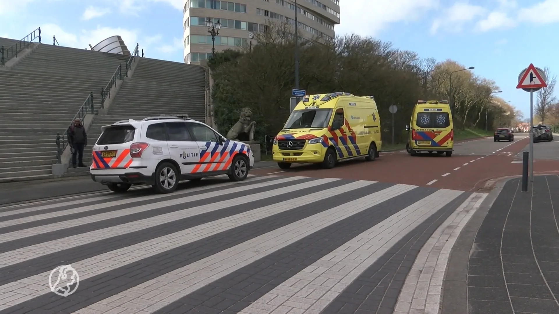 Vrouw waait van trap in Vlissingen en raakt ernstig gewond
