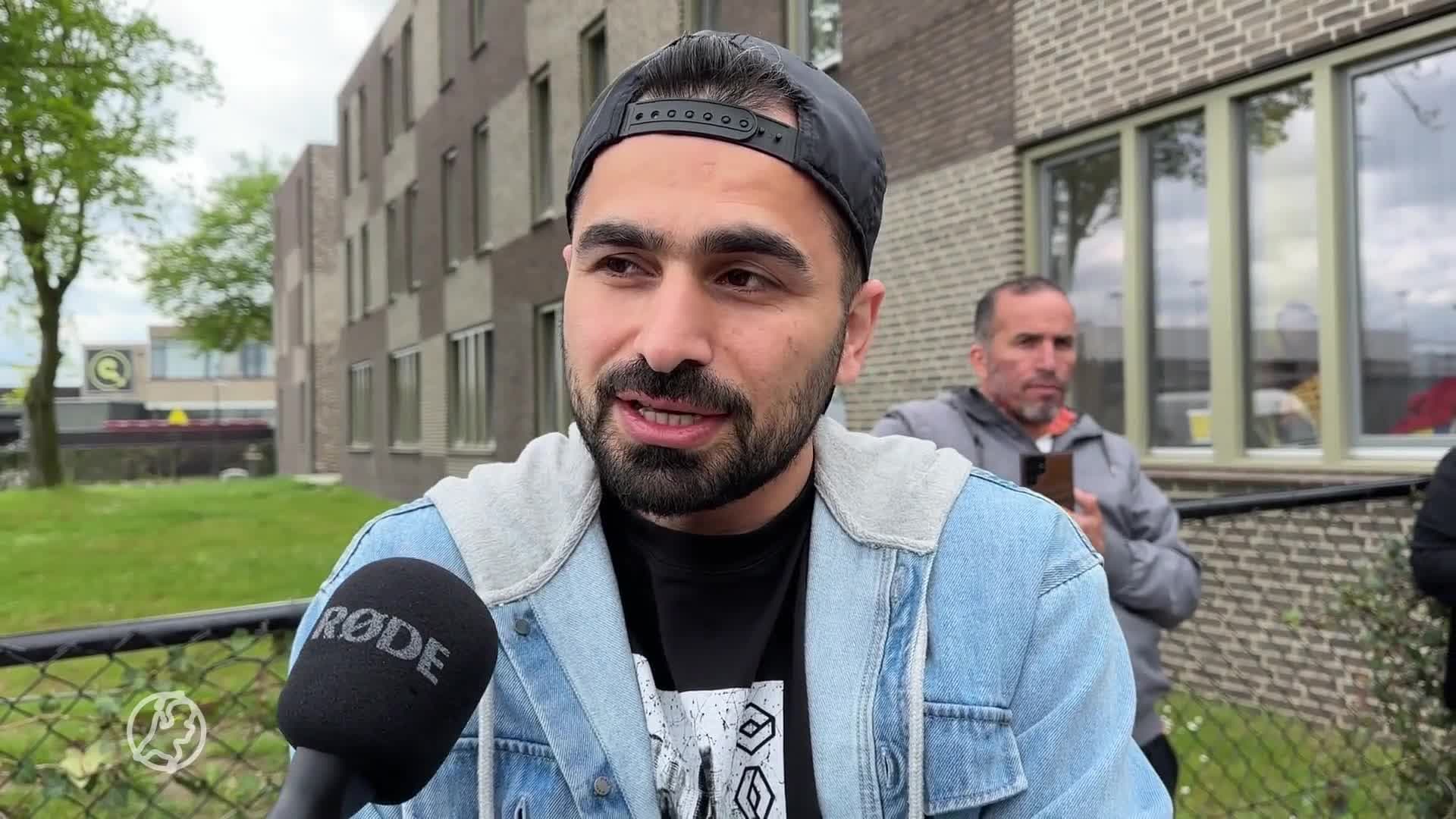 Tientallen asielzoekers voeren actie voor azc in Maastricht: 'We wachten al meer dan een jaar'