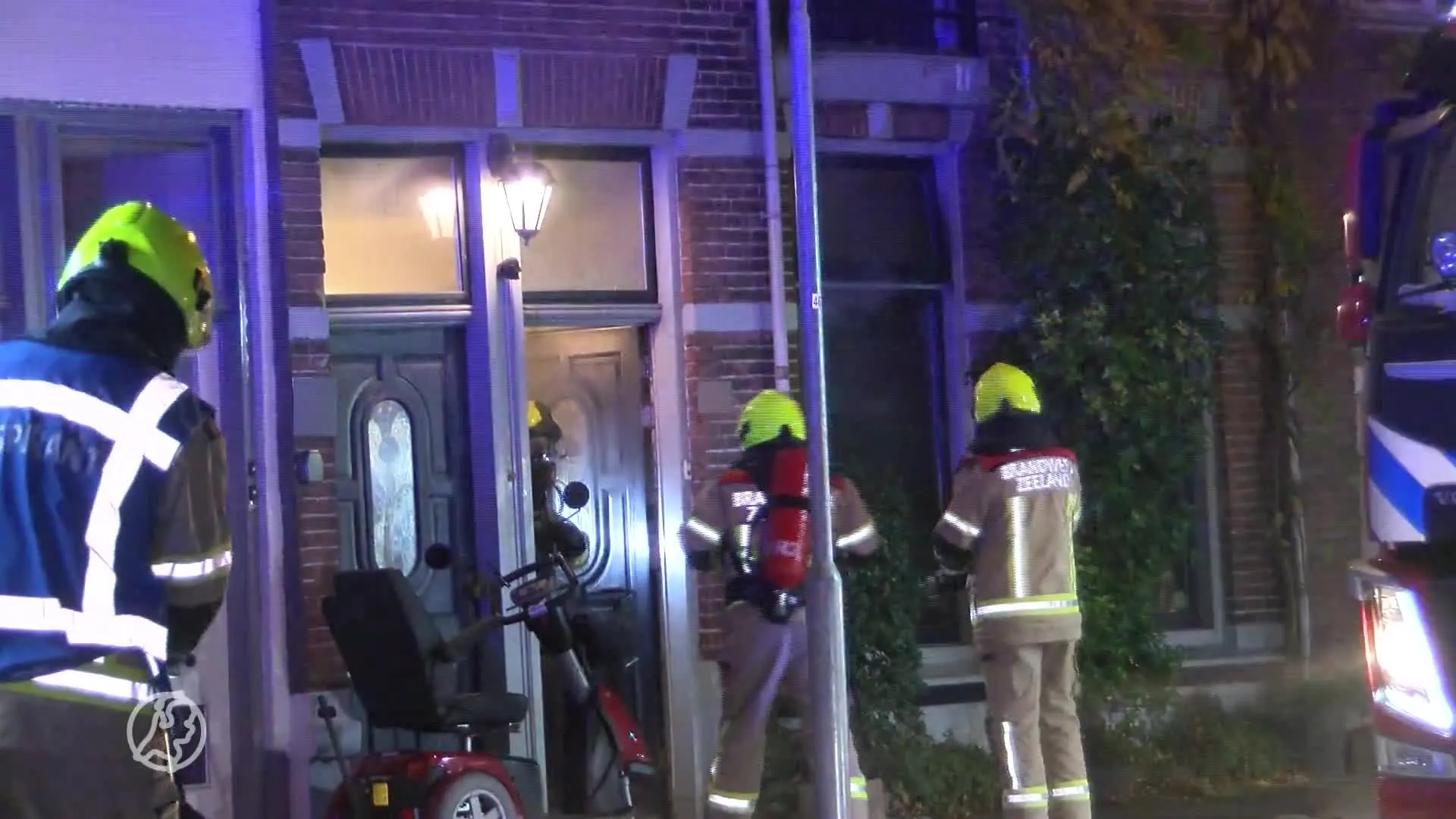 Drie mensen uit brandende woning gered in Vlissingen