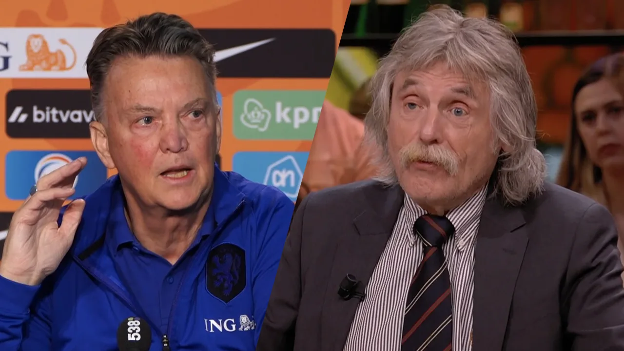 Johan wordt moe van zelfbenoemde goeroe Louis van Gaal