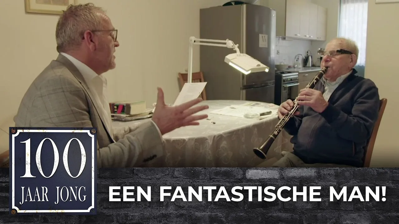103-jarige Martien was een talent op de klarinet