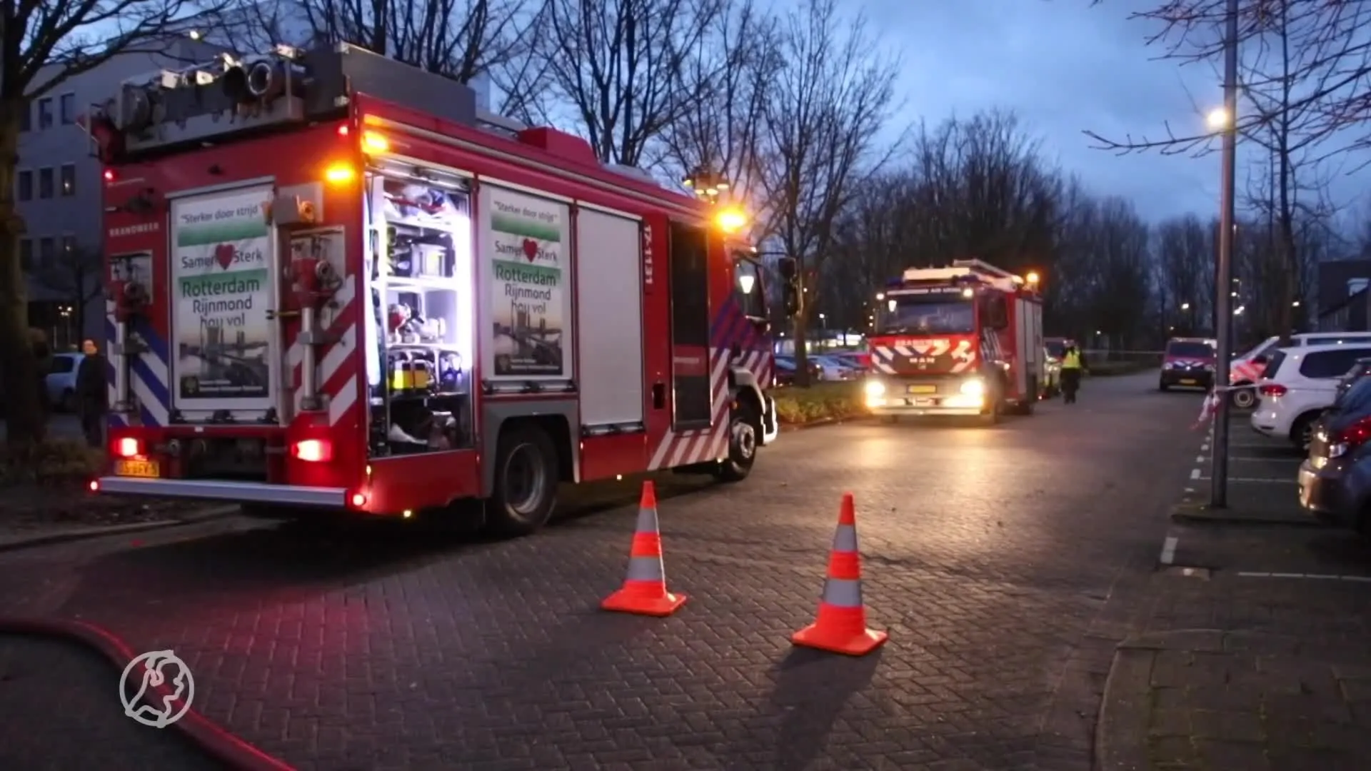 Tientallen woningen in Capelle ontruimd na brand in wooncompl...