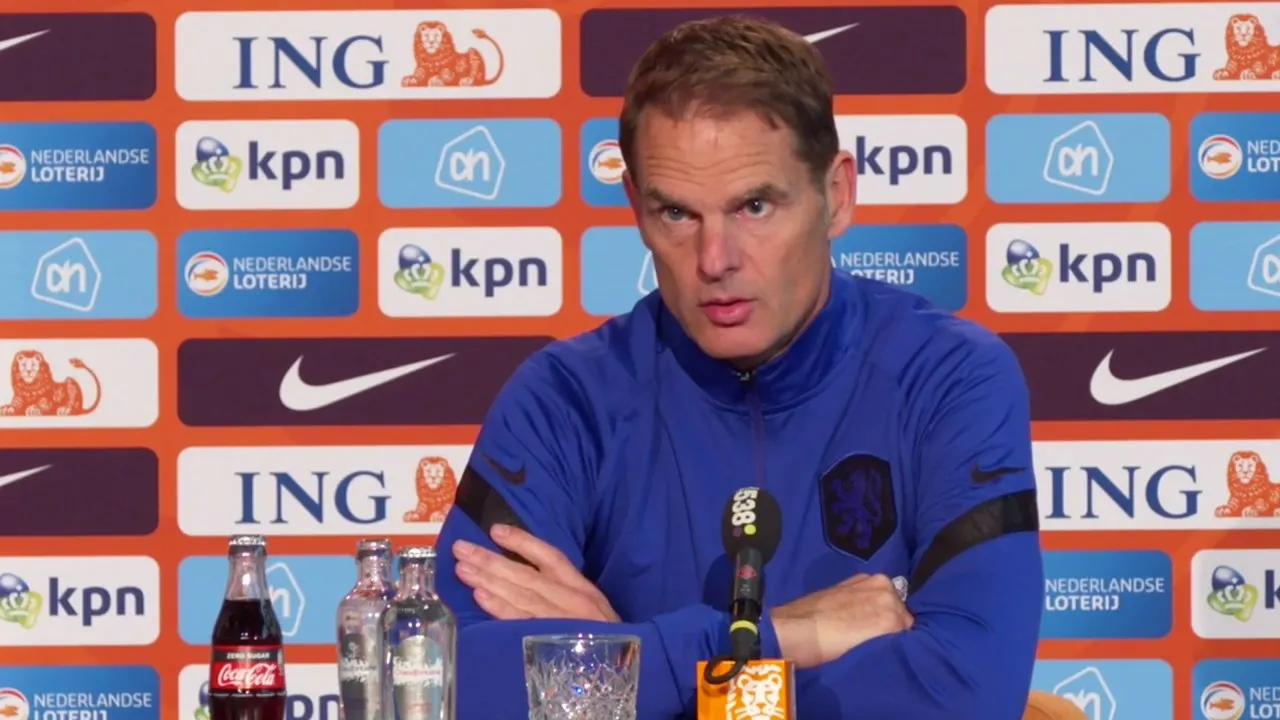 Bondscoach duidelijk: 'Vanaf nu Frank de Boer 1.0'