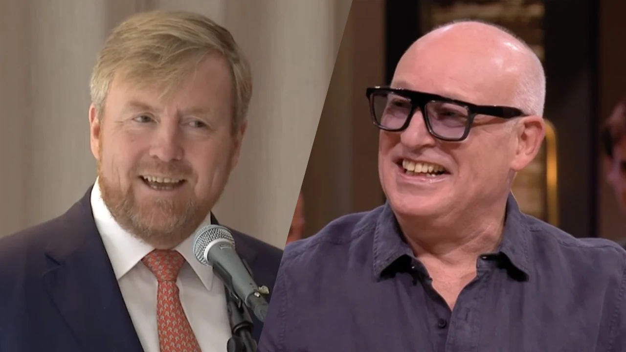 René ziet grapje van de Koning tijdens speech in Zweden: 'Een hele aardige gozer, man!'